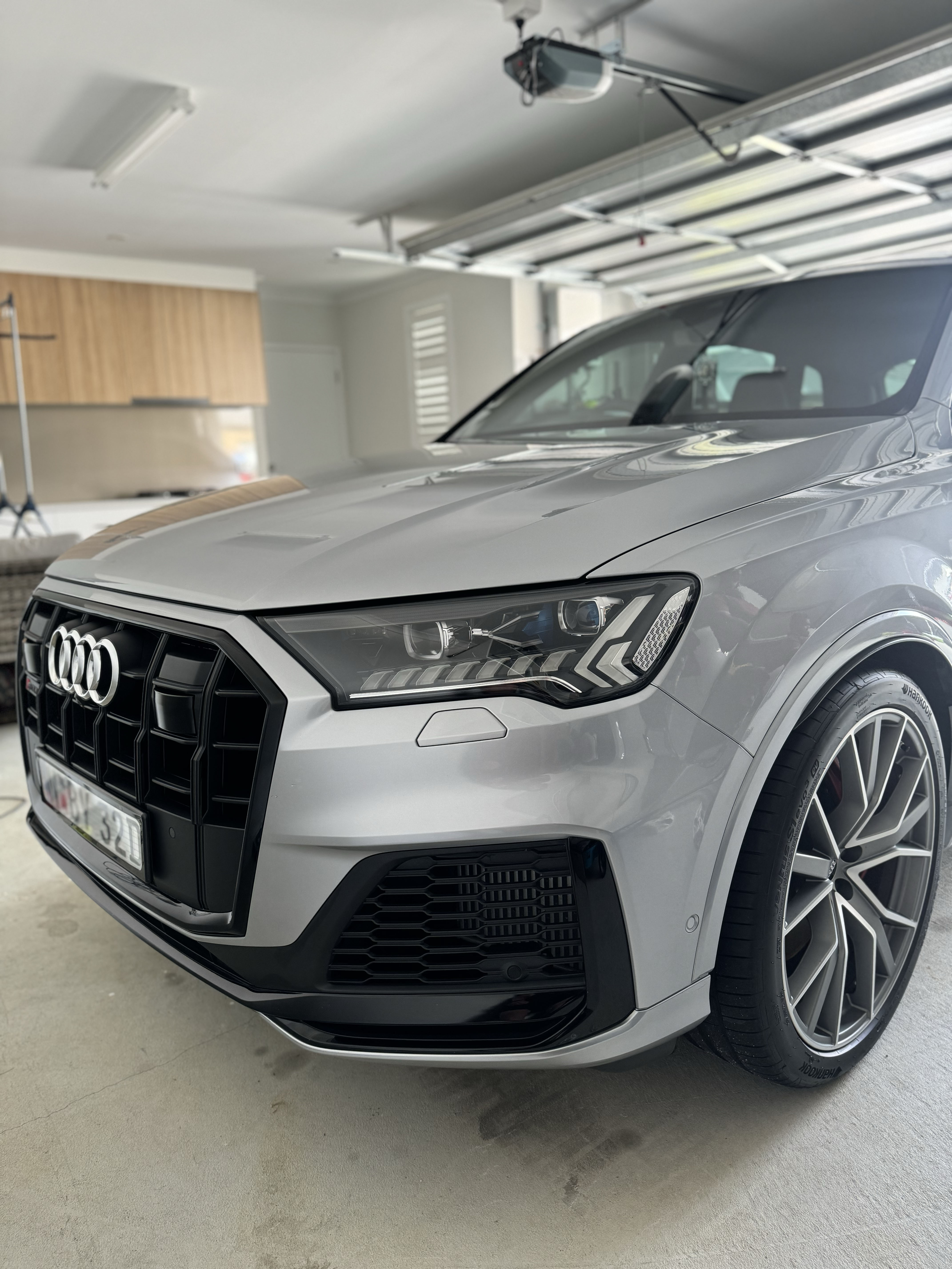 High gloss finish after 1-year ceramic coating application